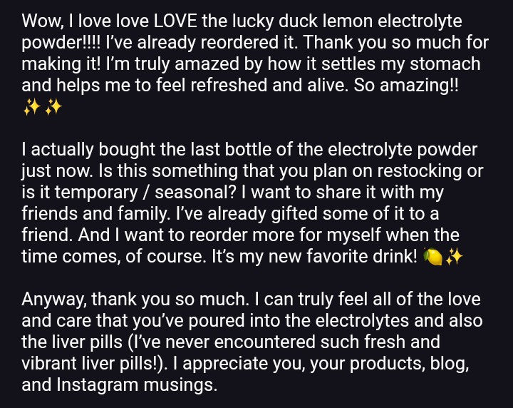 Lucky Duck Lemon Electrolytes