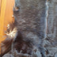 Premium Goat Hide - Black with White Edging